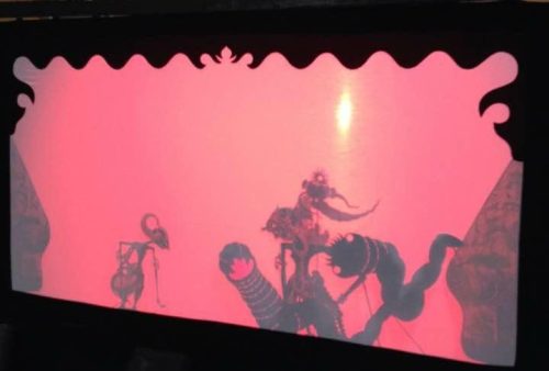 Shadow puppets from short film Rama and the Worm